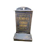 Hardware Advertising Matchbox Holder