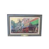 Pabst Blue Ribbon Framed Advertising Sign