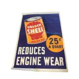 Golden Shell Motoroil Large Poster