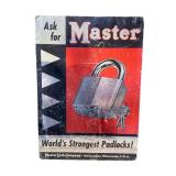 Master Padlocks Self Standing Advertising