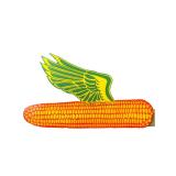 Dekalb Flying Ear of Corn Cast Metal Sign