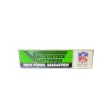 Interstate Batteries NFL Embossed Metal Sign