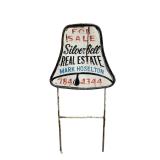 For Sale Silver Bell Real Estate Metal Yard Sign