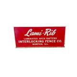 Lami-Rib Embossed Metal Sign