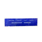 United States Air Force Recruiting Metal Flange
