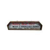 Rainey Boat Yard/ Cooksey Chandlery DS Wood Sign