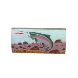 Folk Art Hand Painted Fish