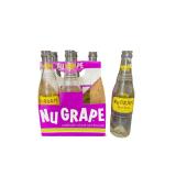 Nu Grape Soda 6 Pack Glass Bottles
