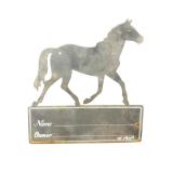 Painted Metal Horse Stable Label