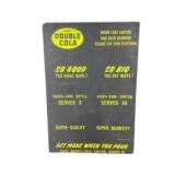 Double Cola Advertising Sign