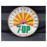 7-UP Glass Face Thermometer