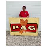 PAG Framed Metal Sign