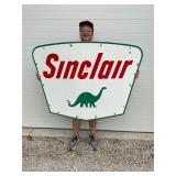 Sinclair Dino Porcelain Tanker Truck Sign
