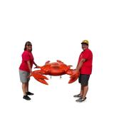 Crab Fiberglass Restaurant Prop
