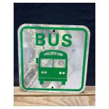 Bus Metal Sign