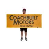 Rolls Royce Coachbuilt Motors Sign