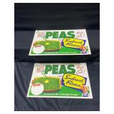 Seabrook Farms Frozen Pea Paper Advertising
