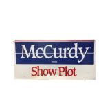 McMurdo Show Plot Metal Sign