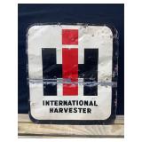 International Harvester Painted Metal Sign
