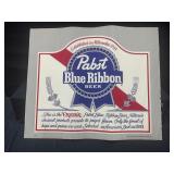 Pabst Blue Ribbon Corrugated Sign