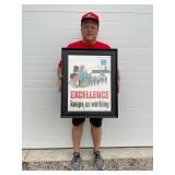 GM Excellence Framed Poster