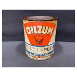 Oilzum Lubricant Tin Can