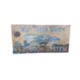 Ferguson System Painted Metal Sign