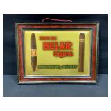 Velar Cigars Embossed Metal Self Standing Sign