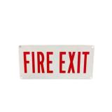 Fire Exit Porcelain Sign