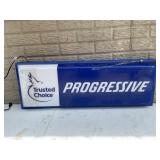 Progressive Insurance Double Sided Metal Can