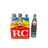 Royal Crown Cola 6 Pack Glass Bottles