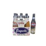 Grapette Soda 6 Pack Glass Bottles