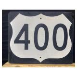 Interstate 400 Metal Street Sign