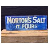 Morton Salt Double Sided Metal Sign