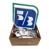 Miscellaneous Box of Letters & Numbers w/ 5/3 Sign