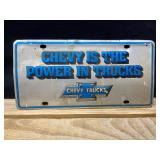 Chevy Truck License Plate