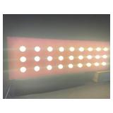 Pink Light Up Metal Can with Lights