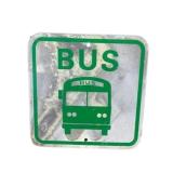 Bus Metal Sign