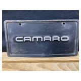 Camaro License Plate