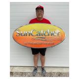 SunCatcher Authorized Dealer Embossed Metal Sign