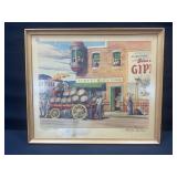 Gipps Brewing Corp. Peoria, IL 1948 Framed Print