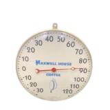 Maxwell House Coffee Glass Face Thermometer