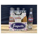 Grapette Soda 6 Pack Glass Bottles