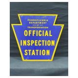 Pennsylvania Offical Inspection Station DS Sign