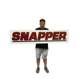 Snapper Mowers Embossed Metal Sign