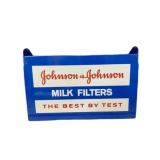 Johnson & Johnson Milk Filters Metal Cabinet