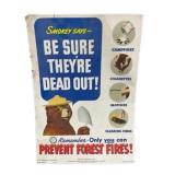 Smokey Bear Advertising Poster Forest Services