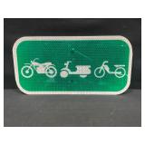 Motorcycles, Scooters, & Bike Metal Street Sign
