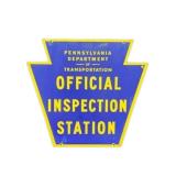 Pennsylvania Offical Inspection Station DS Sign
