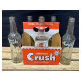 Orange Crush Bottles & Carrier